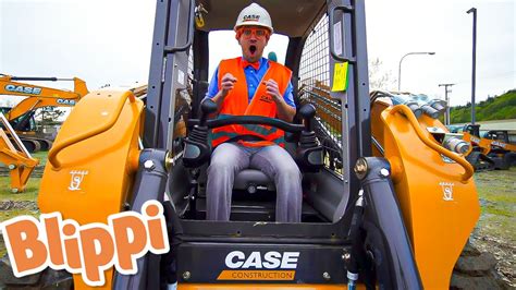 blippi skid steer you tube|skid steer videos for kids.